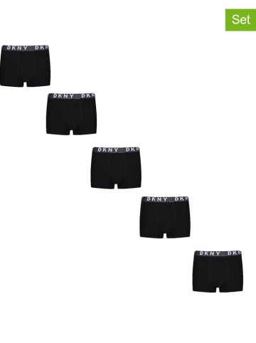 DKNY 5er-Set: Boxershorts in Schwarz