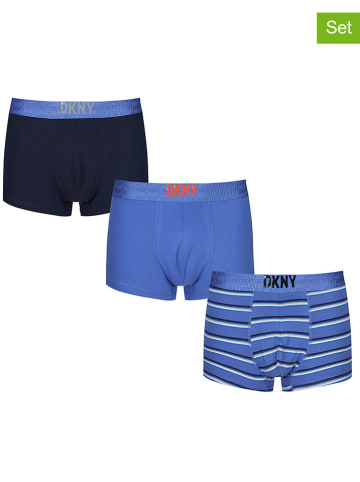 DKNY 3-delige set: boxershorts zwart/blauw