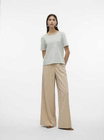 Vero Moda Shirt "Abby" in Weiß/ Grün