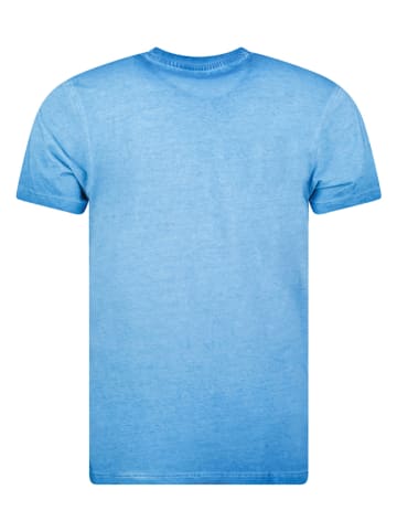 Geographical Norway Koszulka "Japoral" w kolorze błękitnym