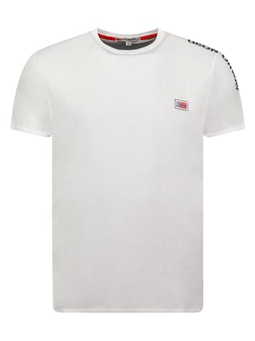 Geographical Norway Koszulka "Jaredo" w kolorze białym