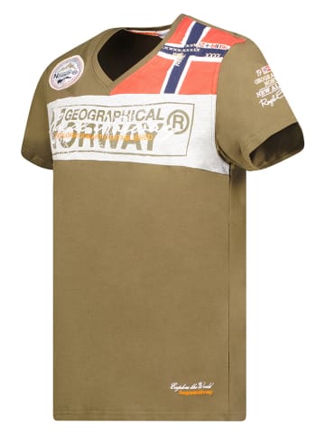 Geographical Norway Shirt "Jidney" in Khaki
