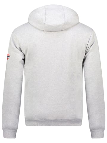 Geographical Norway Hoodie "Gasic" lichtgrijs
