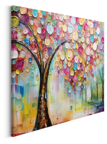 Orangewallz Druk "Painted Colour Tree" na płótnie - 50 x 70 cm