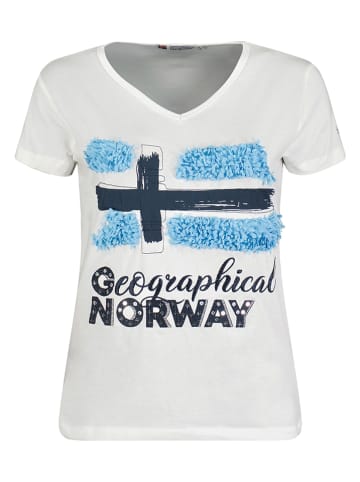 Geographical Norway Shirt "Jarine" in Weiß