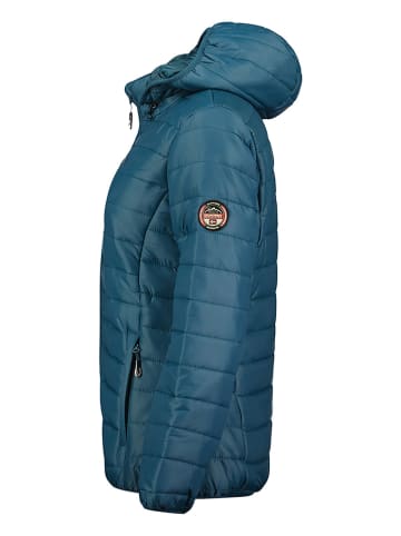 Geographical Norway Doorgestikte jas "Atika" petrol