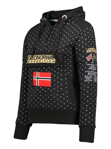 Geographical Norway Bluza "Gymclass" w kolorze czarnym