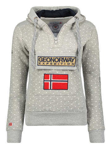 Geographical Norway Hoodie "Gymclass" in Grau
