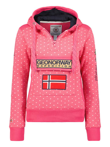 Geographical Norway Bluza "Gymclass" w kolorze jasnoróżowym