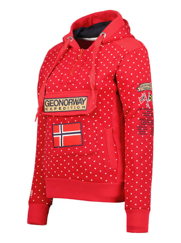 Geographical Norway Bluza "Gymclass" w kolorze czerwonym