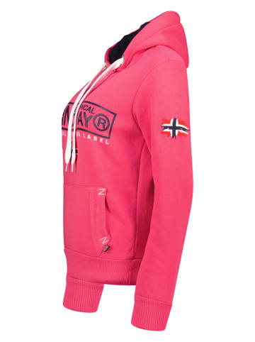 Geographical Norway Hoodie "Gasic" in Pink