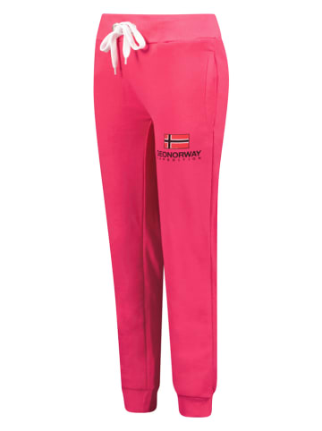 Geographical Norway Spodnie dresowe "Max" w kolorze różowym
