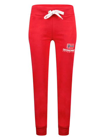 Geographical Norway Spodnie dresowe "Max" w kolorze czerwonym