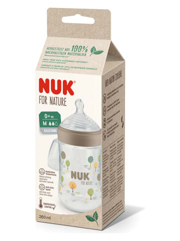 NUK Babyflasche "NUK for Nature" in Beige - 260 ml