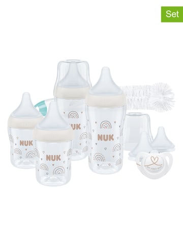 NUK 8tlg. Babyflaschen-Set "Perfect Match Starter Set" in Beige