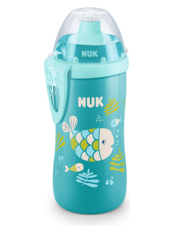 NUK Trinklernflasche "Junior Cup Chamäleon" in Türkis - 300 ml