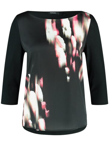 TAIFUN Shirt zwart/lichtroze