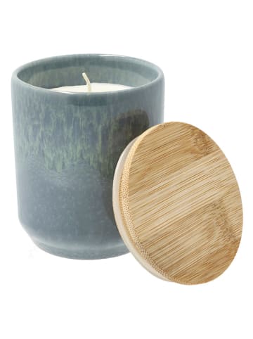 Villa Collection Duftkerze "Iris" in Blau - (H)9,5 cm