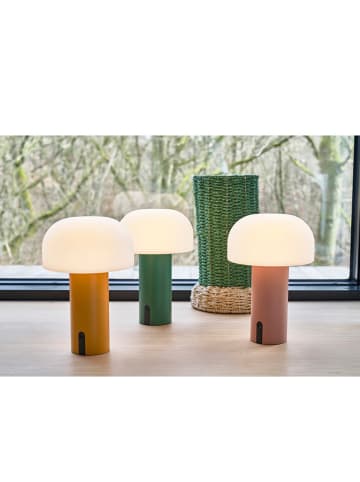 Villa Collection Ledtafellamp "Styles" wit/lichtbruin - (H)22,5 cm