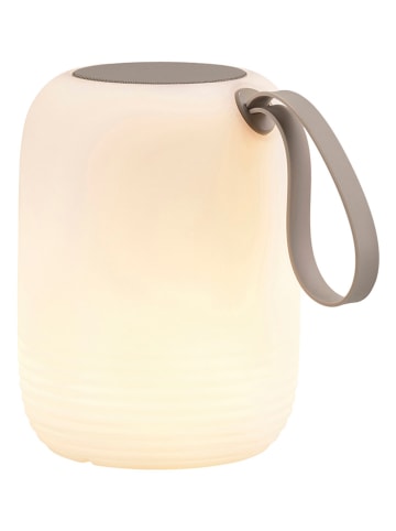 Villa Collection Ledlamp met luidspreker "Hav" wit/beige - (H)15,5 x Ø 12,5 cm