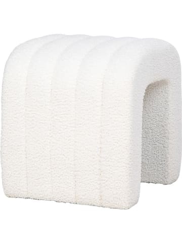 House Nordic Poef "Colma" wit - (B)41 x (H)36,5 cm