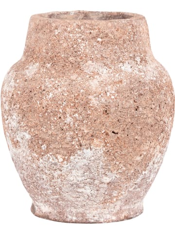 House Nordic Vase "Campello" in Hellbraun - (H)15,5 x Ø 13,5 cm