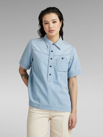 G-Star Blouse lichtblauw