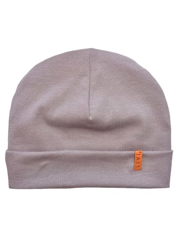 LiVi Czapka-beanie "Flieder light" w kolorze fioletowym