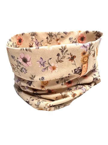 LiVi Colsjaal "Flower beige" beige - (L)50 x (B)24 cm