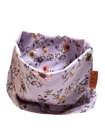 LiVi Colsjaal "Flower purple" paars - (L)50 x (B)24 cm