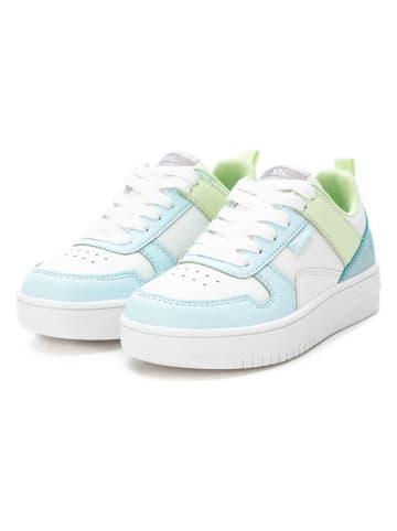 Xti Sneakersy w kolorze biało-błękitnym
