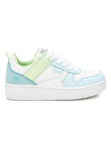 Xti Sneakersy w kolorze biało-błękitnym