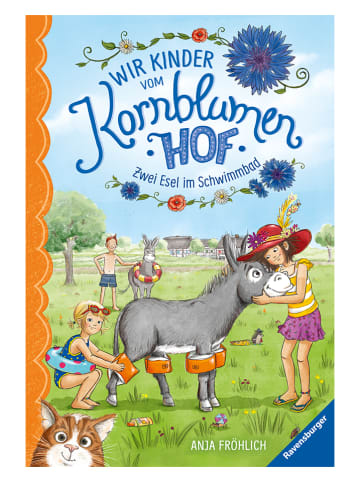 Ravensburger Kinderbuch "Wir Kinder vom Kornblumenhof, Band 2: Zwei Esel im Schwimmbad"