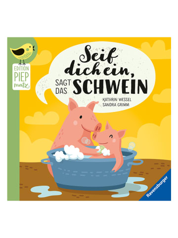 Ravensburger Pappbilderbuch "Seif dich ein, sagt das Schwein"