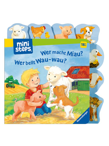 Ravensburger Pappbilderbuch "Wer macht Miau? Wer bellt Wau-wau?"