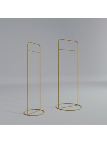 Scandinavia Concept 2-delige set: kapstokken "Oberhausen" goudkleurig