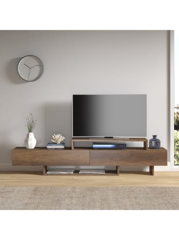 Scandinavia Concept TV-meubel "Zenn" walnootkleurig - (B)180 x (H)42 x (D)35 cm