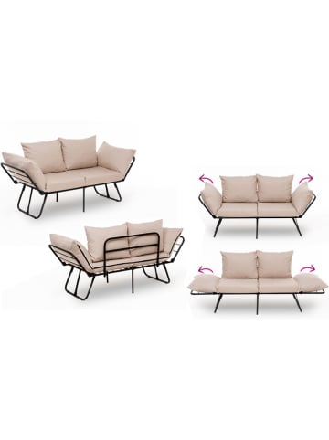 Scandinavia Concept Sofa "Viper" in Creme - (B)100 x (H)90 x (T)42 cm