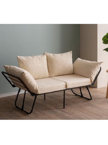 Scandinavia Concept Sofa "Viper" w kolorze beżowym - 100 x 90 x 42 cm