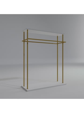 Scandinavia Concept Garderoba "Wuppertal" w kolorze złoto-białym - 100 x 170 x 40 cm