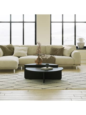 Scandinavia Concept 2er-Set: Beistelltisch "Podium" in Schwarz