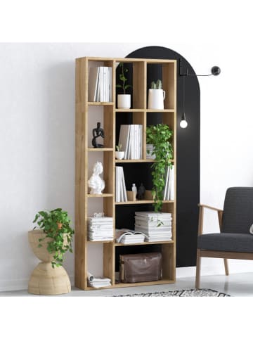 Scandinavia Concept Boekenkast "Demios" eikenkleurig - (B)75 x (H)170 x (D)18 cm