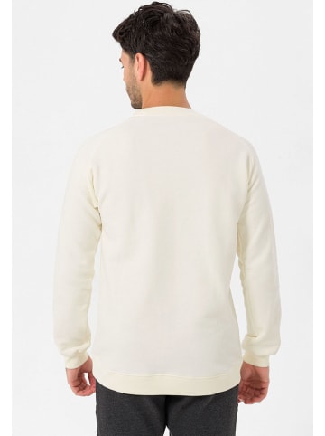MOROTAI Sweatshirt "Logo" in Weiß