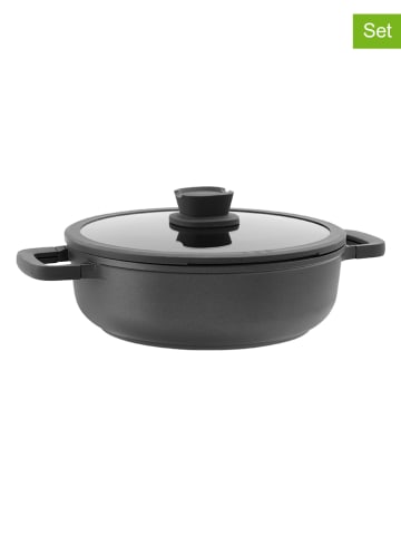 BergHOFF 2-delige set: sauteerpan met deksel antraciet - Ø 28 cm
