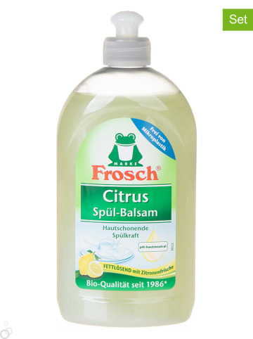 Frosch 4er-Set: Spülmittel "Zitrus", je 500 ml