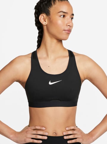 Nike Sportswear Sport-BH in Schwarz - High