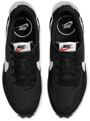 Nike Leren sneakers "Waffle Debut" zwart
