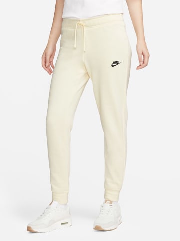 Nike Spodnie dresowe w kolorze kremowym