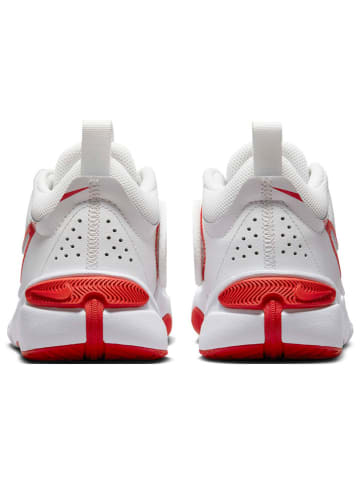 Nike Buty sportowe "Team Hustle D 11" w kolorze biało-czerwonym