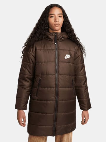 Nike Płaszcz zimowy w kolorze brązowym